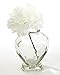Larksilk Cream White Real Touch Silk Carnation Picks - 100 Count Bulk Artificial Flowers for Weddings, DIY Decor - 3.5