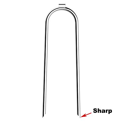Heavy Duty 8'' Trampolines Wind Stakes 0.35 Inch Heavy Duty Stake Safety Ground Anchor Galvanized Steel Wind Stakes (8 pcs pack)