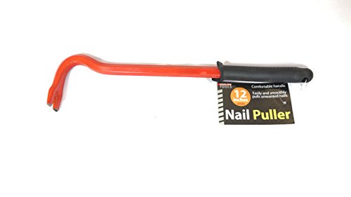 Nail Puller Tool - 12â€ - Professional Heavy Duty Nail Remover - Comfortable Ergonomic Handle - Polished blades Fitted to Remove a Variety of Nail Sizes - By Qornerstone