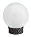 Britta Products Solar Garden Globe LED Centerpiece Table Light, Rattan Base
