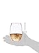 Fitz and Floyd Daphne Stemless Wine Set of 4 – Elegant Lead-Free Matching Drinkware for Everyday & Entertaining –Modern Glasses-an Ideal Gift for Weddings & Holidays, 20 oz, Gold