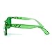 GloFX Green Color Infused Diffraction Glasses – Color Therapy Rave Glasses Chakra Glasses