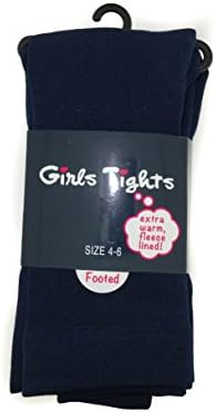Leg Impressions Fleece Lined Footed Extra Warm Tights for Girls - Assorted Colors