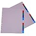 Kicko 3-Ring Binder Dividers with 10-Color Tabs - 2 Pack Durable Ring Binders for School, Kids and Adults - School Supplies, Office Accessories