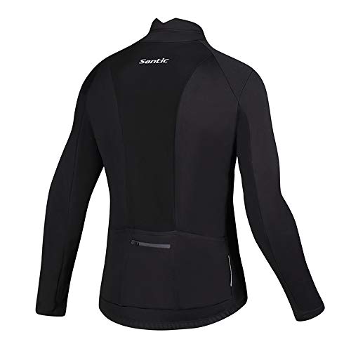 image for Santic Bike Winter Jacket Windproof Fleece Thermal Warm UP Cycling Bic