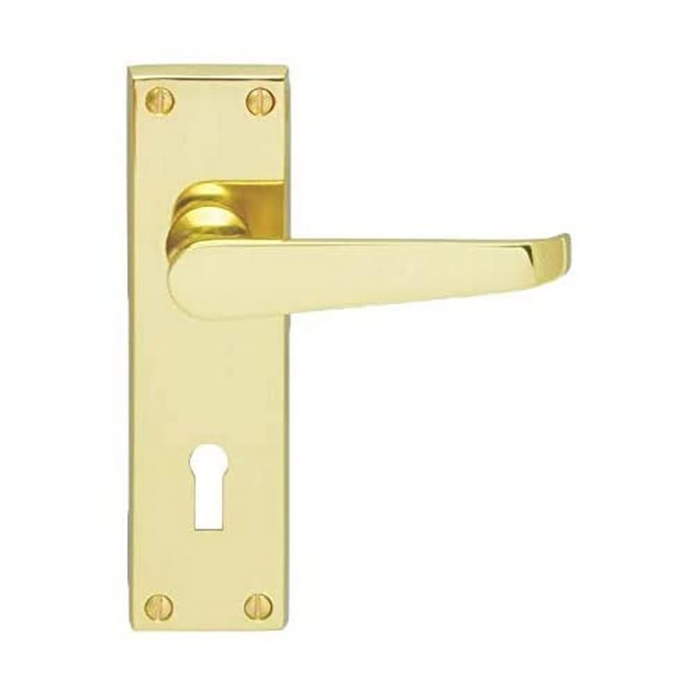 Carlisle Brass CBV30/BP Traditional Victorian Straight Door Handle, 150 x 40mm