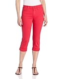 NYDJ Women's Petite Alyssia Rhinstone Cuff Crop Jean