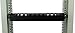 1U Horizontal Rack Mount Cable Management Unit with Panel Plastic