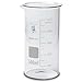 Glass Tall Form Beaker Set, 5 Sizes - 50, 100, 250, 500, and 1L, 3.3 Borosilicate Glass, Karter Scientific 213F19