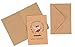BEST PAPER GREETINGS Holiday Greeting Cards - 36 Pack, 4 x 6 In Kraft Paper, Multicolor - Bulk Holiday Card Pack with Envelopes & Assorted Cute Designs