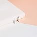Boma Jewelry Sterling Silver Minimalist Long Curved Pointed Bar Ear Crawler Stud Earrings