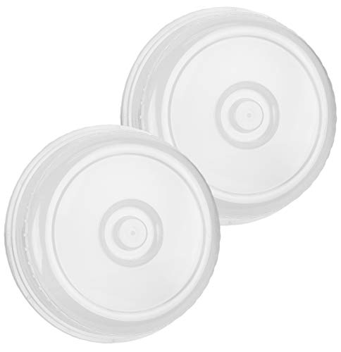 bogo Brands Splatter Guard Microwave Cover 2 Pack - Dome Plate Dish Covers for Food - Keeps Your Microwave Clean and is BPA Free