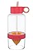 Citrus Zinger Biggie by Zing Anything, Active Infusion Water Bottle, Citrus Fruit Infusion, BPA EA free Tritan, Reusable Water Bottle, Hydration, Infusion Technology, Flip Up Straw Cap, 36 oz., Red