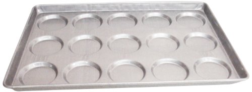 Click Here to See More Images Magna Industries 14630 18-Gauge Aluminized Steel Hamburger/Muffin Top Pan, 4-1/8