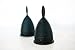 Small and Large - 2 Pack, Black Bloody Buddy Menstrual Cup - Easy, Clean and Simple - Take The Worry Out of Your Menstruation