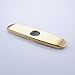KES Stainless Steel 9.6-Inch Bathroom Kitchen Sink Faucet Hole Cover Deck Plate Escutcheon, Titanium Gold, PEP1-4