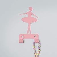 Designer Metal Wall Hanger, Ballerina Princess Wall Hook - With 2 Hooks