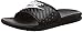 Nike Women's Benassi Just Do It Sandal, Black/White, 6 Regular US