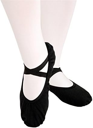 Women's Girl's Canvas Ballet Shoes Flat Split Sole Dance Gymnastics Ballet Flats Shoes Yoga shoes