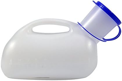 Male Urine Bottle, Re-useable Portable Male Urinal Collector Urinal System- 1000ml Pee Bottles Camping Travel Car Portable Urinal Collector