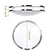 Hykolity 16 Inch LED Ceiling Light, 26W [200W Equivalent] 1960lm 4000K BN Finish Dimmable Saturn Flush Mount Ceiling Light, ETL Listed for Hallway, Bathroom,Kitchen, Bedroom, Restroom, Walk in Closet