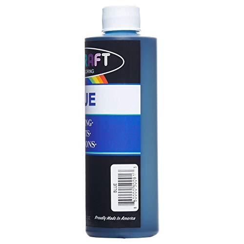 Blue Food Coloring (LARGE 8 oz Bottle) Odorless, Tasteless, Edible - Perfect for Baking, Cooking, Arts & Crafts, Decorations and More