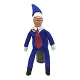 Trump On a Stump Stuffed Stereotypes Donald Trump Doll Plush Novelty Gag Gift | Funny Talking Collectible Toy w/ 8 Phrases | Hilarious Political Prank | Liberal and Conservative