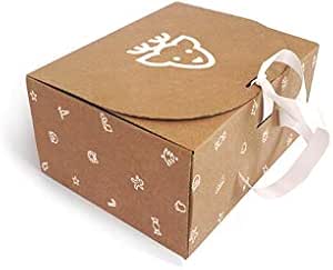 Caja de Cartón Navidad Reno T10 pack de 10 unidades. : Amazon ...