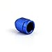 GODESON Blue Car Tire Valve Stems Cap Bullet Style Tire Valve Cap from, 4 Pcs/Set, Aluminum Tire Wheel Stem Air Valve Caps for 8V1 US Schrader Valve, Dustproof Caps