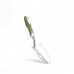 Worth Garden Stainless Steel Hand Trowel Tool with Ergonomic Soft PP/TPR Grip