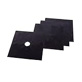 Kitchen + Home StoveTop Protectors – Set of 4 Nonstick Heavy Duty Reusable Stove