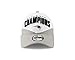 New Era Men's White/Gray New England Patriots Super Bowl LIII Champions Trophy Collection Locker Room 9FORTY Adjustable Hat