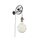 Iron Pipe Industrial Wall Pulley Light by West Ninth Vintage (1 Light)