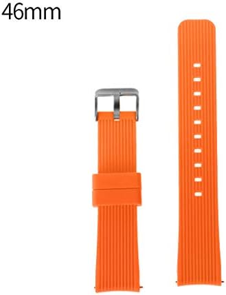 zijianZZJ Best Watchband, New Watchband Silicone Striped Rubber Replacement Wrist Bracelet Band Strap 42mm 46mm Version for Samsung Galaxy Smart Watch SM-R800 SM-R810