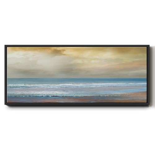 Renditions Gallery Floater Framed For Office Calming Tides on Ocean Framed Artw…