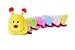 ZippyPaws Large Caterpillar - Dog Toys to Keep Them Busy, for Medium and Large Dogs, Squeaky Pet Toy for Boredom, Stuffed Chew Toy, Soft Plush Puppy Products, 7 Round Squeakers - 20
