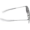 AO-Eyewear-Original-Pilot-Sunglasses-52mm-Frames-with-Bayonet-Temples-and-True-Color-Grey-Glass-Lenses-OP52SBATC