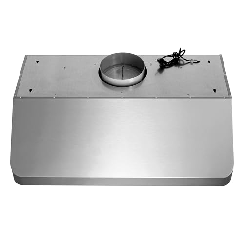 COSMO COS-QB90 36 in. Haven Collection 500 CFM Ducted Under Cabinet Range Hood, Button Control, LED Lights, Stainless Steel