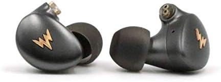 Whizzer Kylin A-HE03 1DD+2BA Triple Driver Hybrid IEM Earphones with Detachable 5N OFC Cable, 0.78mm 2 Pin Plug (Gray)