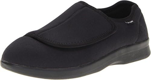 Propét Edsel Men’s Black Suede Slipper Shoes 8.5 Edsel – The Walking Company main image 4