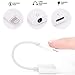Headphone Adapter to 3.5 mm Jack Adapter Charge for iPhone Audio +Charger Adapter Headset AUX Audio Charge & Audio for iPhone X/XS /XR 8 /8Plus 7/7 Plus Support Listen Music and Charge 12 Systemthumb 3