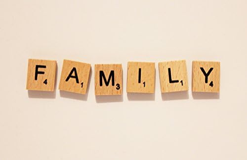 Family Wooden Letter Magnet Set