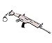 THEPINKFLAMINGO Automatic Assault Rifle Key Chain Toy (Metal Scar)