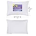 Kyapoo Toddler Pillow 13x18 with Pillowcase,100% Soft Cotton Pillow Cover, Comfortable Sleep for Toddlers, Children and Travel(Soft White)