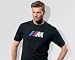BMW Men's T-Shirt, M Fan Logo Short Sleeve Tee Carbon Colored 801421662