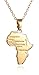 Godyce Africa Map Necklace Jewelry - Gold/Silver-Tone Alloy with Gift Box (Gold - Tone)