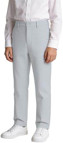 boys linen dress pants ARMANDO MARTILLO Boys Skinny Fit Adjustable Waist Linen Dress Pant - Colors