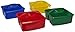 Early Childhood Resources Small Plastic Art Caddies - Set of 4 - Assorted Colors