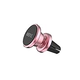 Car Mount,AhaStyle Premium Aluminium Air Vent Car Holder with Rotatable Swivel Ball,Universal for iPhone 7 / 7Plus / 6S / 6S Plus / Samsung and Other Android, Windows Smartphones and GPS - Rose Gold