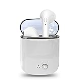 Bluetooth Earbuds Bluetooth Headphones Wireless Headphones Wireless Earbuds Bluetooth Headsets HD Stereo Mini TWS with Charging Case Noise Cancelling Earphones for All Bluetooth Devices (white)